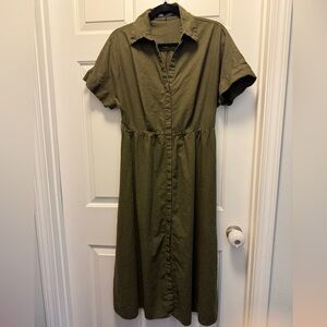 Zara Button-Front Dress